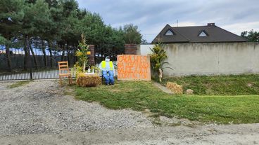 Dobra zabawa na dożynkach gminy Wieluń